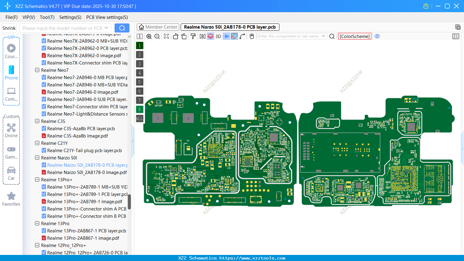 Realme Narzo 50i_2AB178-0 PCB Layer